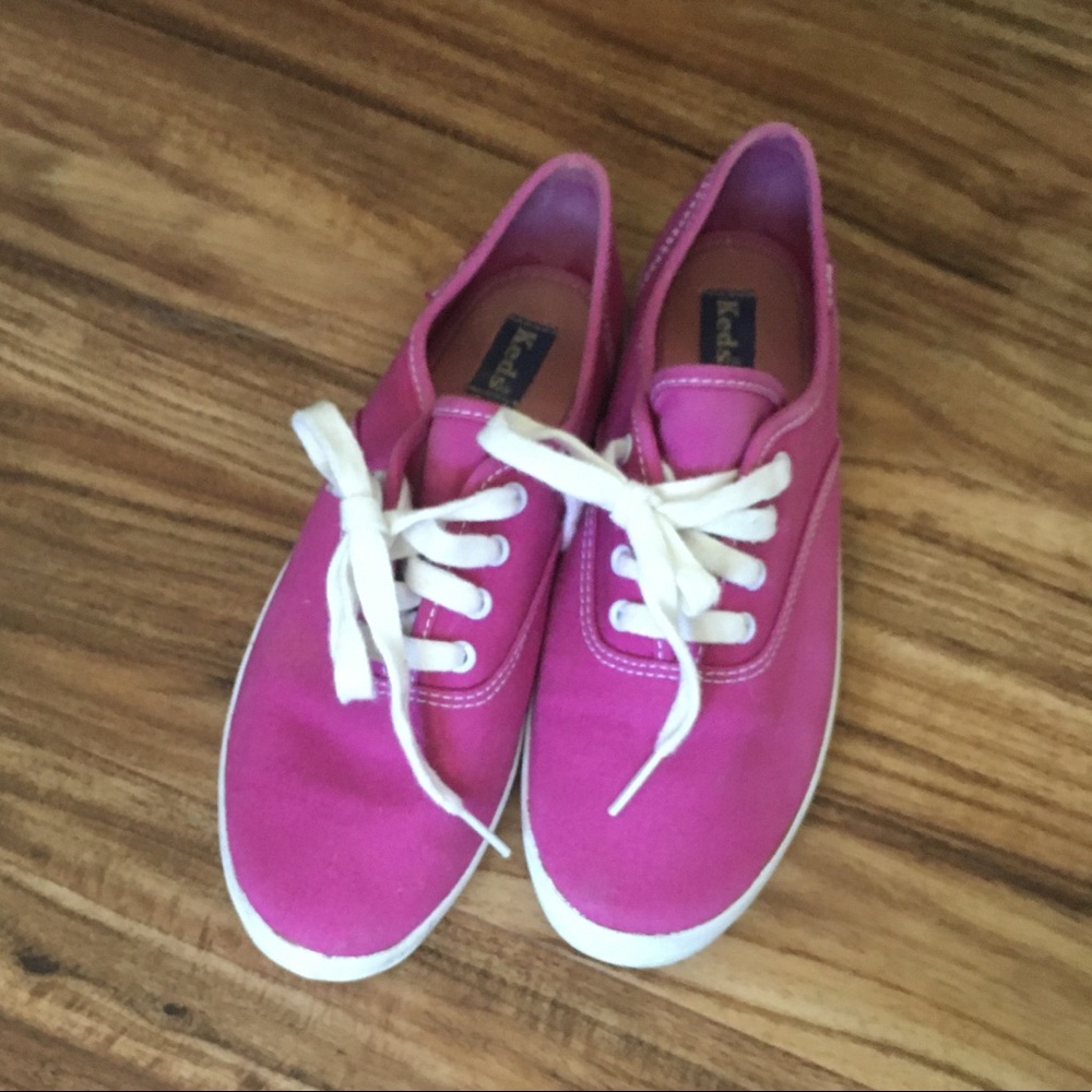 Magenta Keds size 5.5